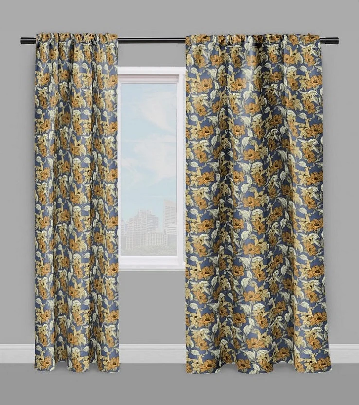 Tissu imprimé Motif fleur ameublement mètre möbelstoff Vorhänge gardinen floral