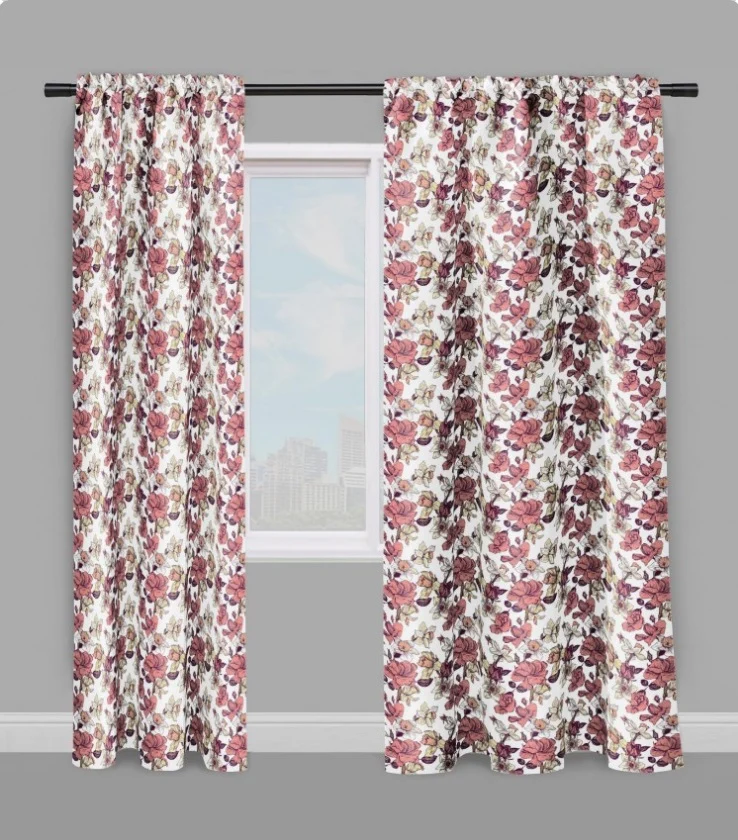 Boutique tissu au mètre imprimé fleurs rideau fleuri housse de couette voilage siège