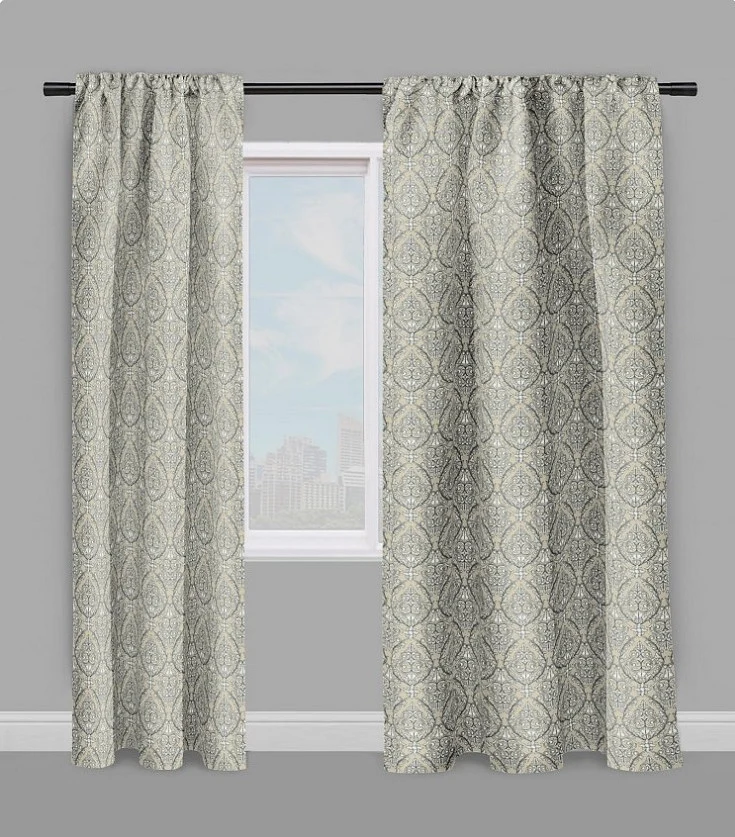 Tissu ameublement Lampas Rococo mètre motif Baroque rideau tapisserie Liturgique