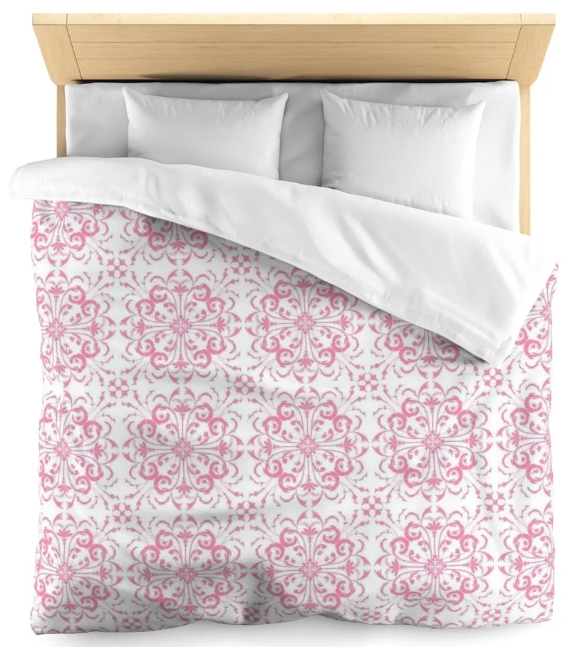 Boutique Tissu ameublement mètre tapisserie motif fleur Empire Baroque Rococo rose