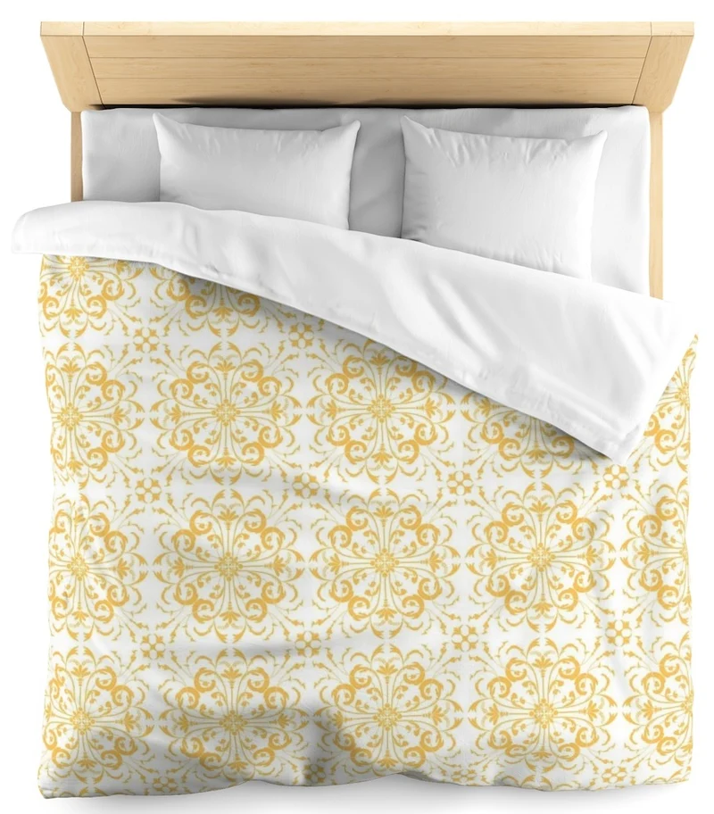 Boutique tissu ameublement jaune mètre motif fleur Rococo Baroque occultant ignifugé