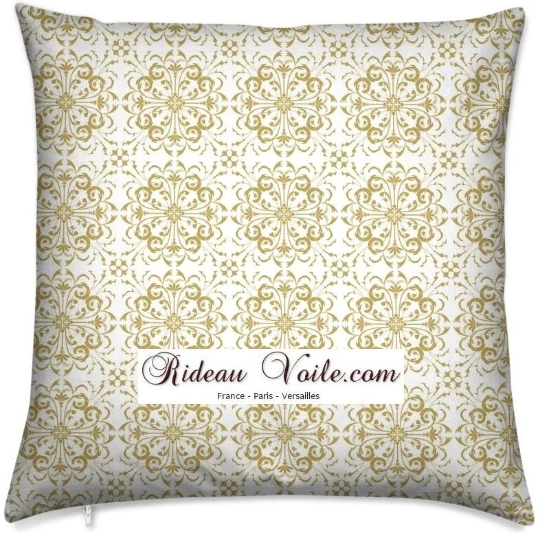 Tissu ameublement mètre motif fleurs motif Empire Baroque ornement floral rideau