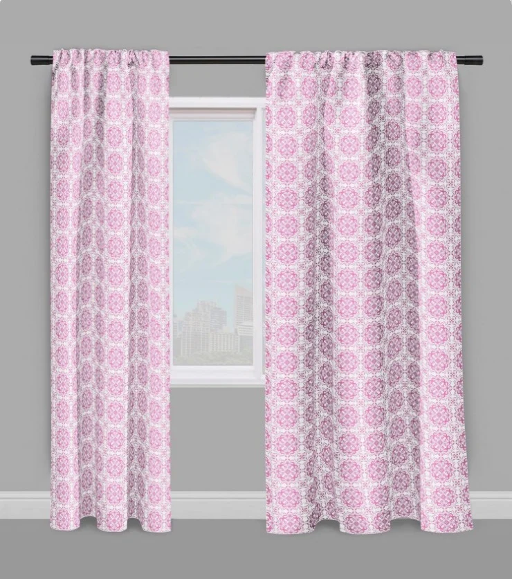 Boutique tissu imprimé Baroque ornement fleurs blommönster gardin blomster barokk