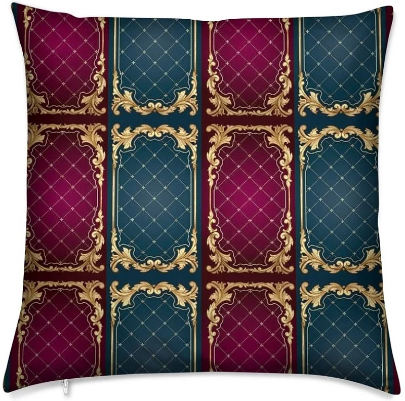 Tissu ameublement mètre imprimé motif Empire Baroque French fabrics upholstery