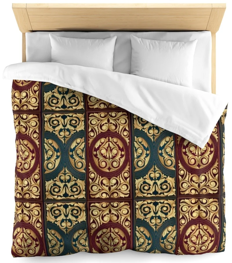 Tissu ameublement tapisserie imprimé Rococo Empire Baroque ignifugé occultant mètre