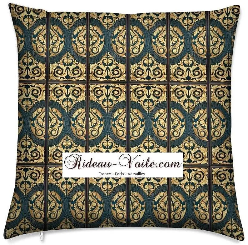Tissu ameublement mètre Rococo Empire Baroque ornement tapisserie rideau voilage