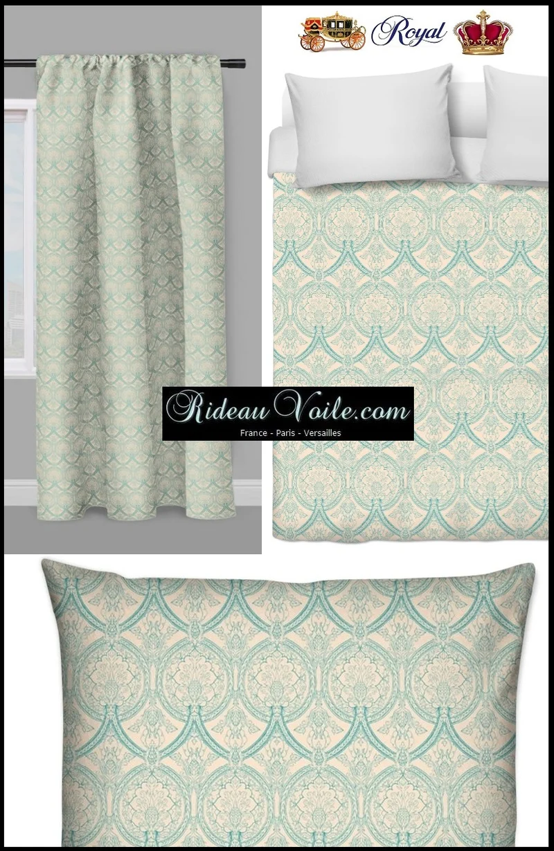 Tissu ameublement décoration au mètre tapisserie fauteuil Victorien rétro rideau