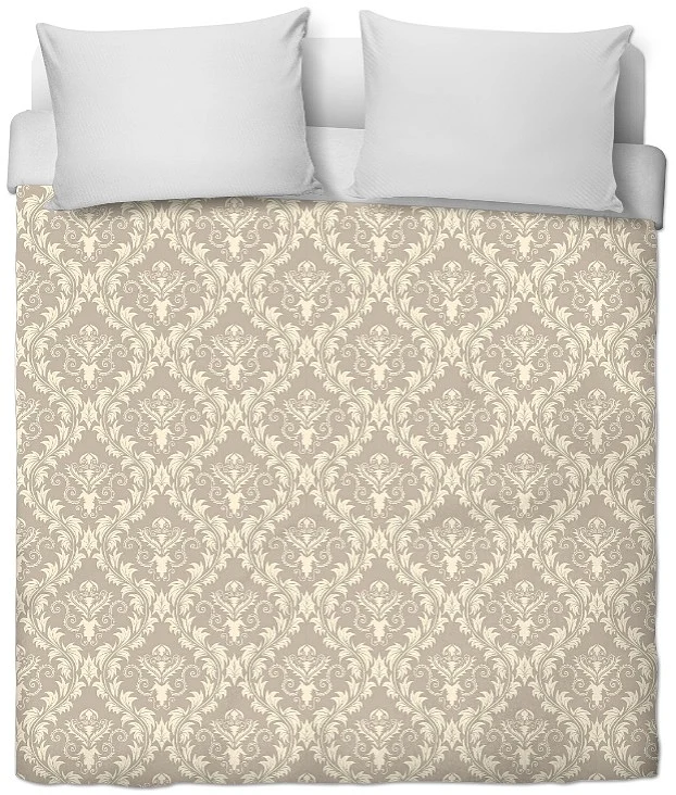 Rideauvoile tissu mètre Damassé liturgique Baroque ameublement rideau beige