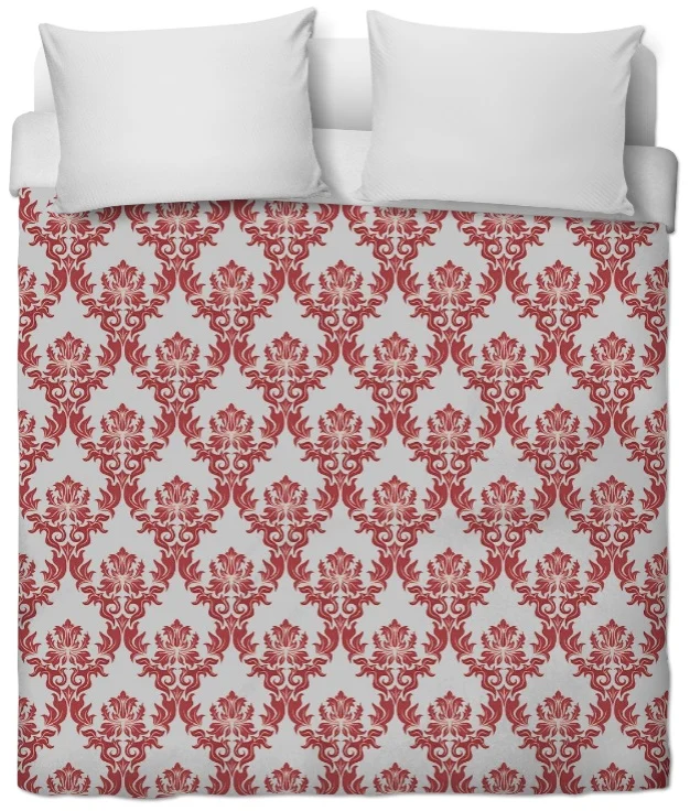 Tissu ameublement au mètre Damassé Baroque floral fleurs rideau occultant ignifugé