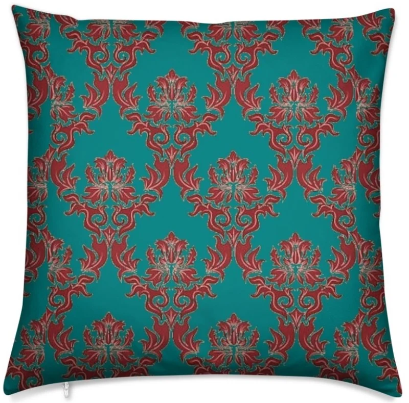 Tissu Damassé mètre motif imprimé Baroque ameublement tapisserie rideau voilage