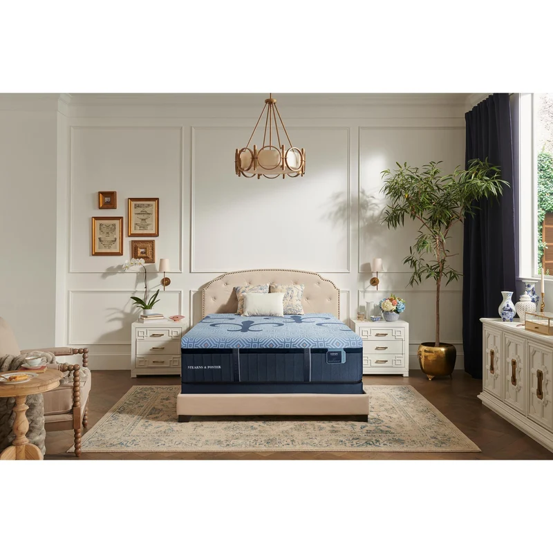 Stearns & Foster Matelas Londynn mi ferme à plateau standard