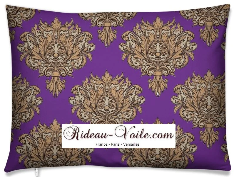 Tissu au mètre fleurs Rétro Empire Baroque ameublement tapisserie voilage rideau