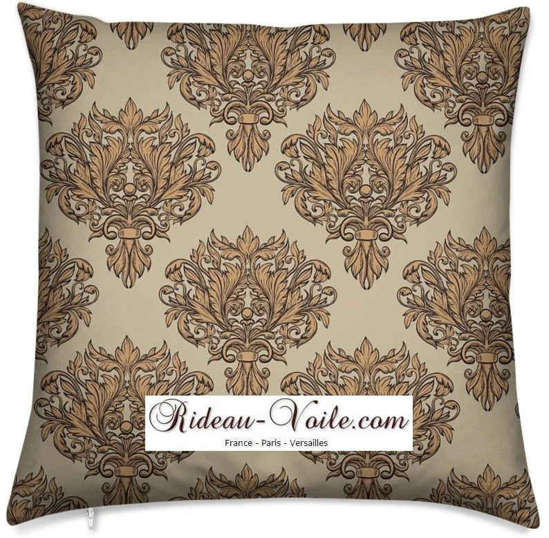 Tissu ameublement mètre Baroque Fleurs rideau voilage Upholstery fabric flower
