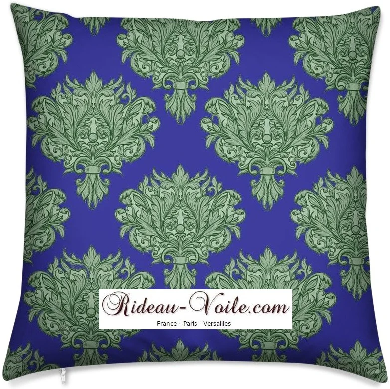 Tissu Empire Baroque ameublement mètre motif fleurs rideau ignifugé occultant couette