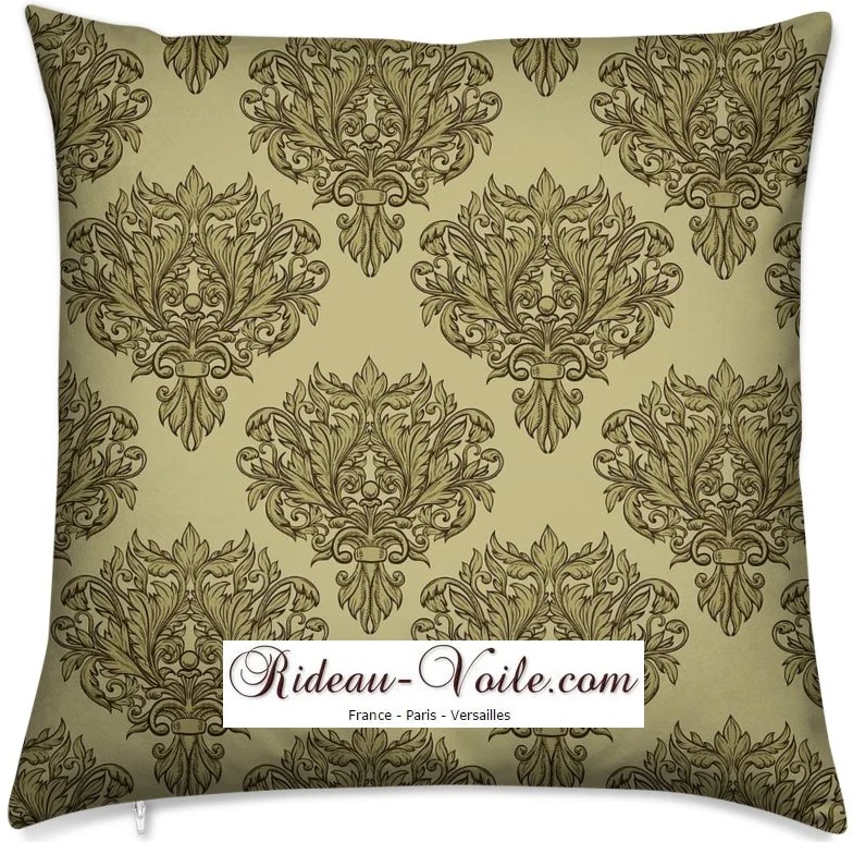 Tissus fleurs rideaux Empire Baroque Blummen Barokin muster Vorhang stoff Barock