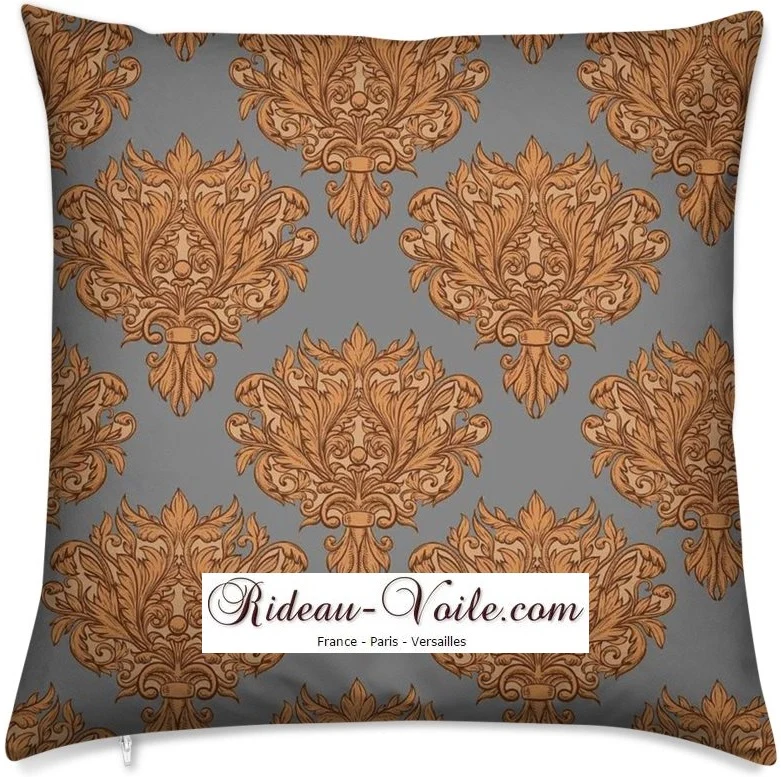 Tissu ameublement mètre motif fleurs rideau couette ambiance Baroque Victorien