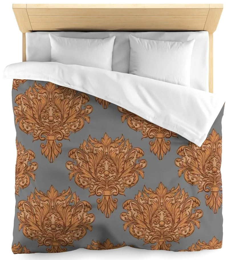 Tissu ameublement mètre motif fleurs rideau couette ambiance Baroque Victorien