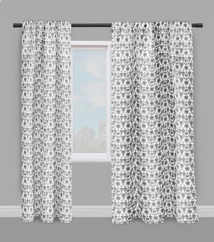 Tissu motif Toile de Jouy au mètre décoration ameublement rideau coussin couette