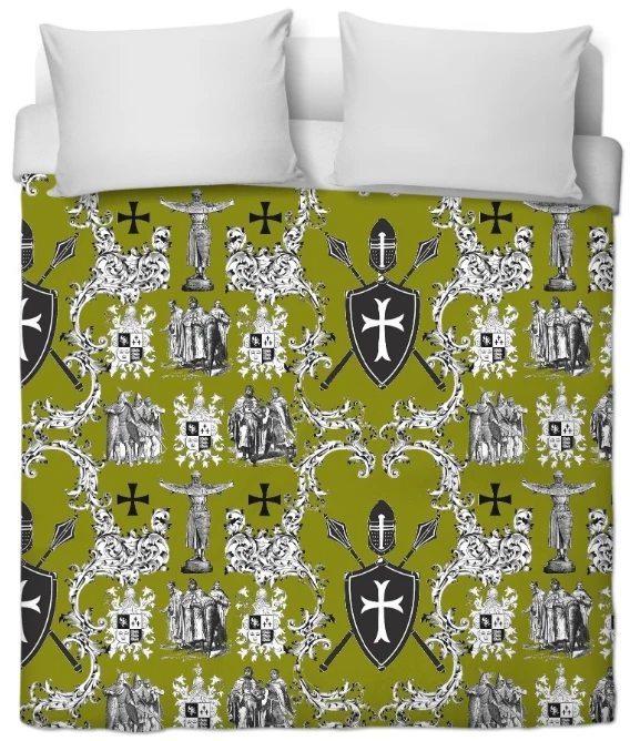 Empire Ordre des Templiers The History Toile de Jouy French Fabric upholstery meter