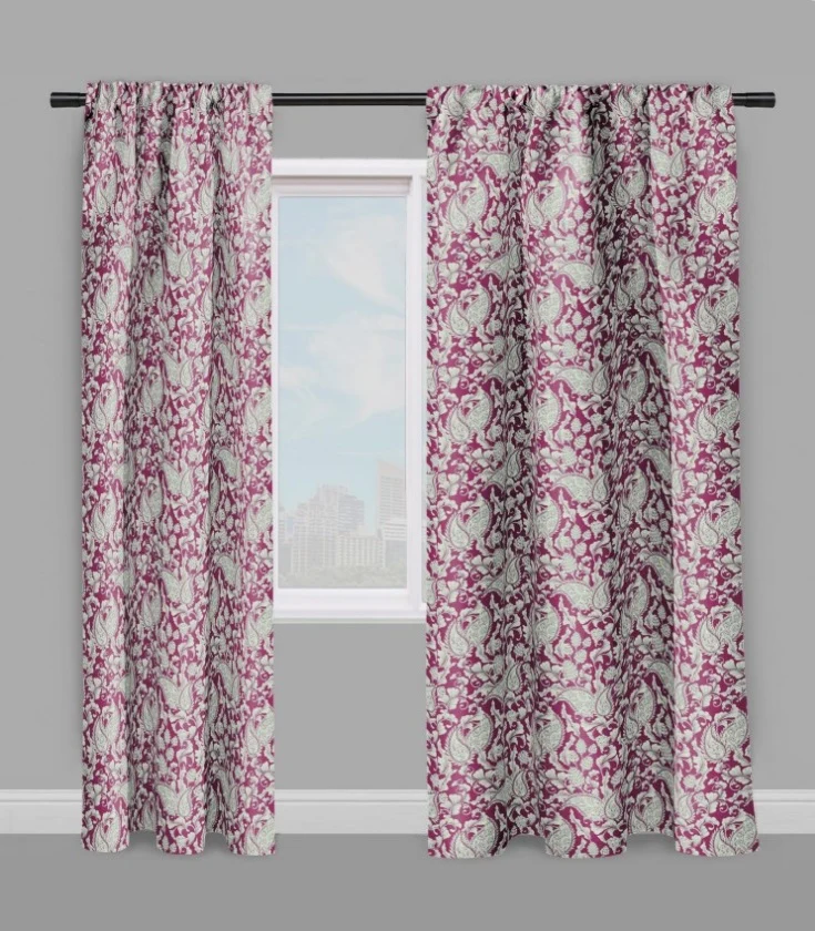 Boutique Fleurs Paisley cachemire tissu Toile de Jouy couture au mètre rideau couette