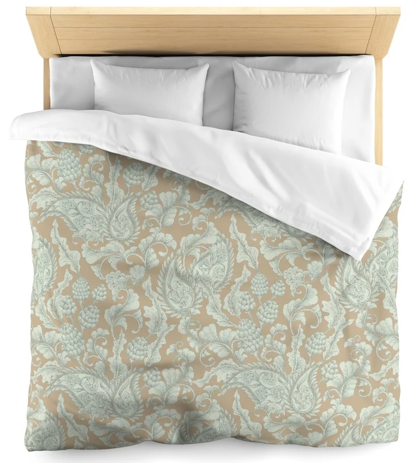 Fleurs Paisley cachemire tissu Toile de Jouy au mètre rideau couette coussin
