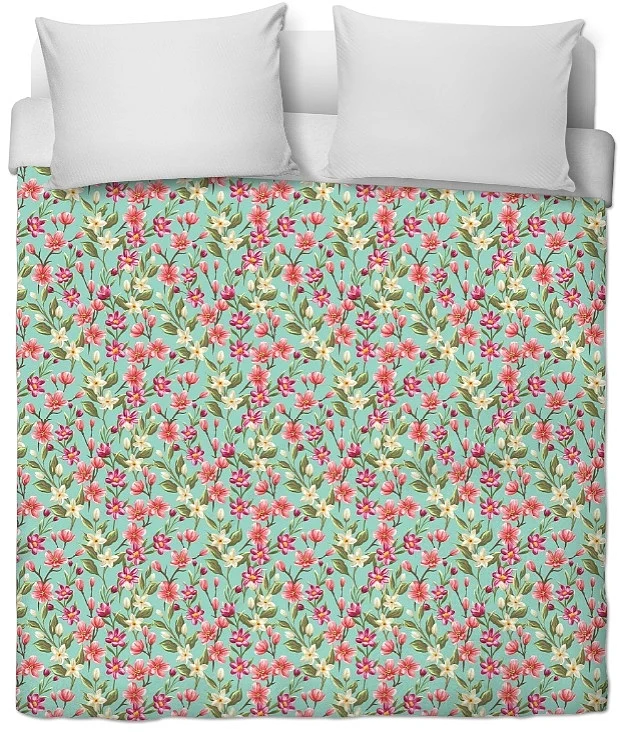Tissu ameublement mètre motifs fleurs feuilles rideau couette coussin imprimé Liberty
