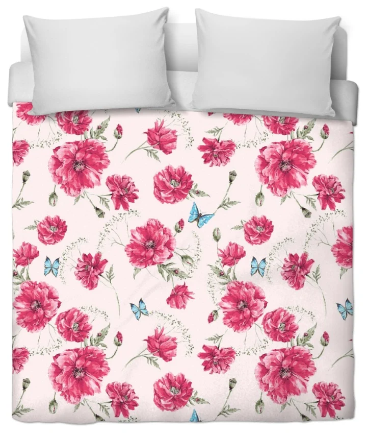 Tissu ameublement mètre motif à fleurs rideau couette siège voilage flowers fabrics