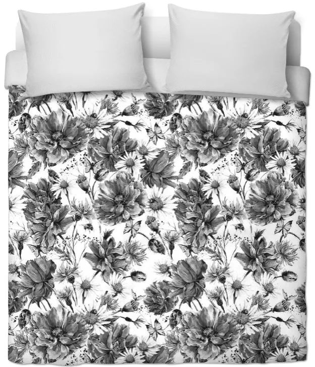 Tissu au mètre motif fleurs imprimé floral Blumendruck Stoff blomsterprint stof vorhang