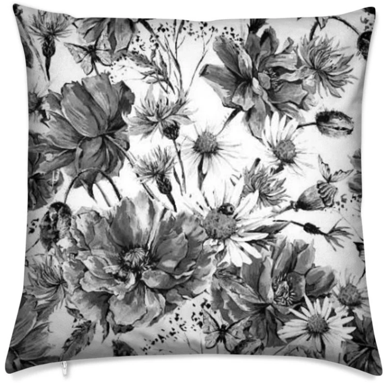 Tissu au mètre motif fleurs imprimé floral Blumendruck Stoff blomsterprint stof vorhang
