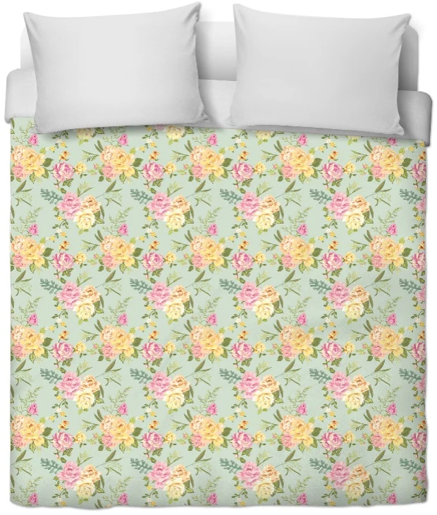 Boutique textile imprimé Fleurs de Roses tissu ameublement habillement au mètre