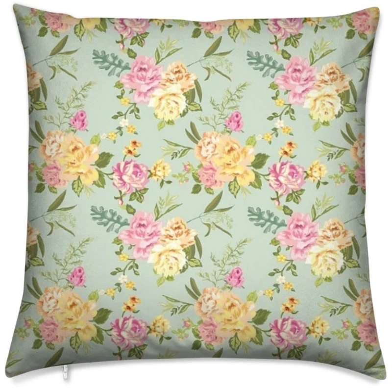 Boutique textile imprimé Fleurs de Roses tissu ameublement habillement au mètre