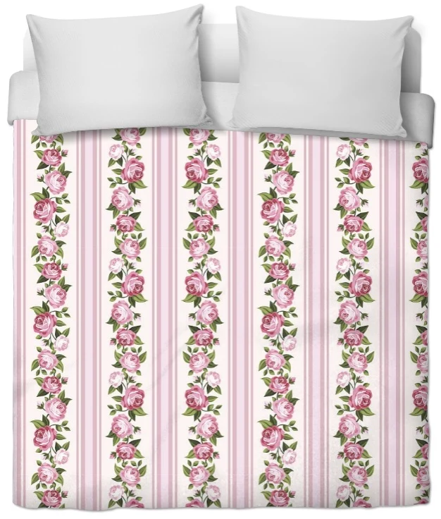 Tapisserie siège tissu ameublement mètre rideau fleuris fleurs Roses rayés rayures