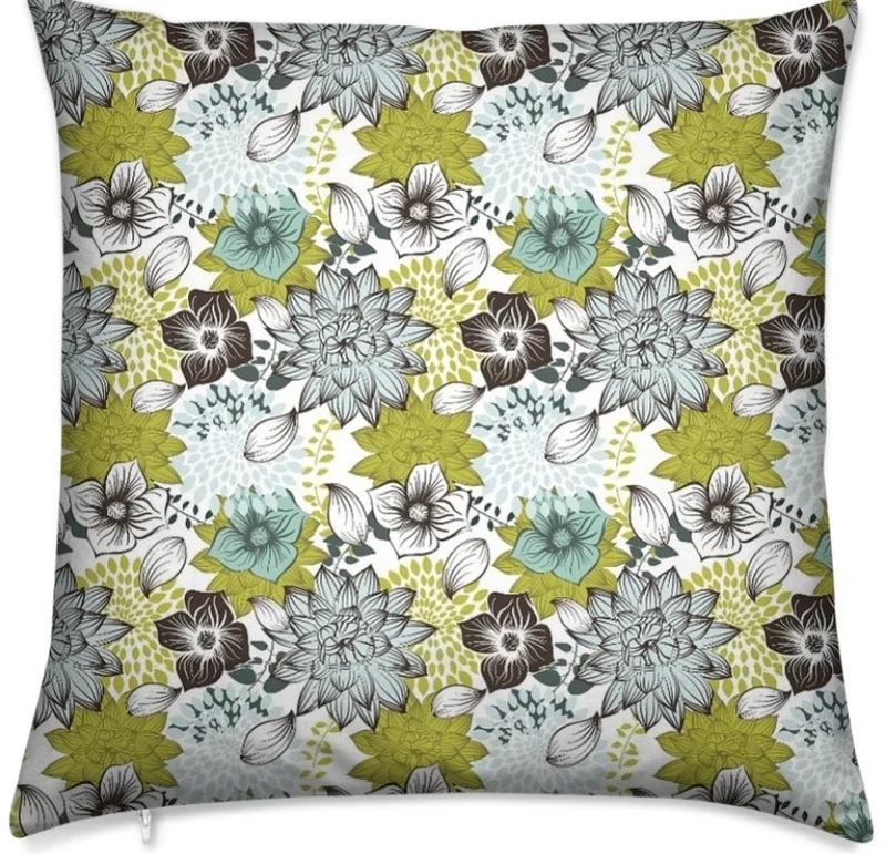 Tissu motif fleurs ameublement tapisserie au mètre rideau voilage couette fauteuil