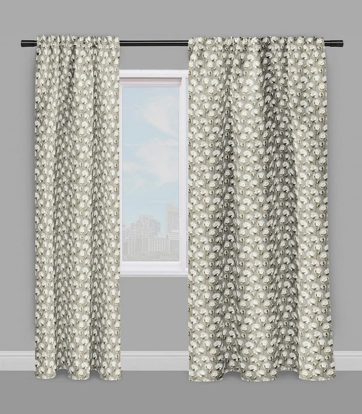 Boutique tissu ameublement haut gamme motif imprimé fleur coton mètre rideau