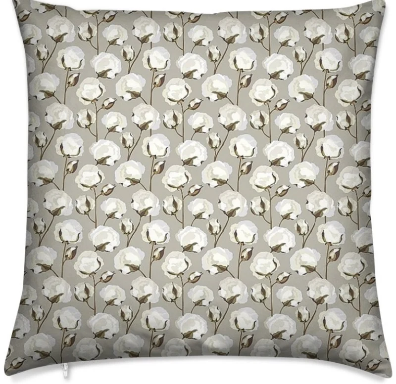 Boutique tissu ameublement haut gamme motif imprimé fleur coton mètre rideau