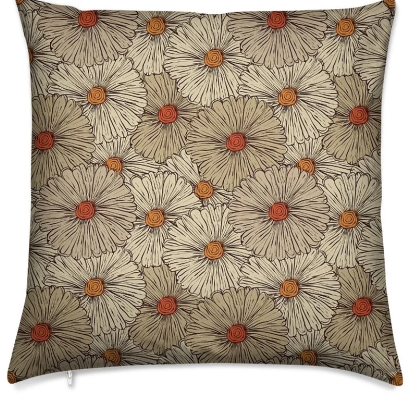 Tissu imprimé motif floral fleuri mètre fleurs rideau Blumen Stoff Gardinenstoff Floral