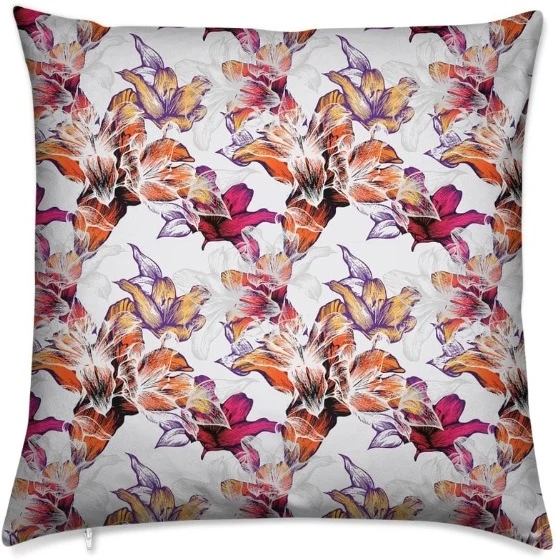 Tissu ameublement motif fleuri papillon mètre imprimé fleurs rideau couette voilage