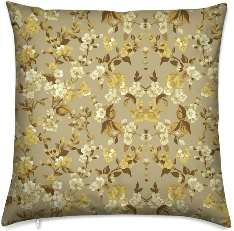Tissu fleuri ameublement floral au mètre imprimé fleurs voilage rideau occultant tapisserie