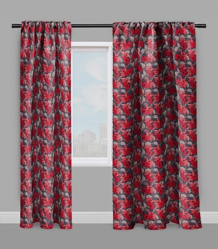 Tissu ameublement au mètre fleuri fleur confection rideau coussin couette sur mesure