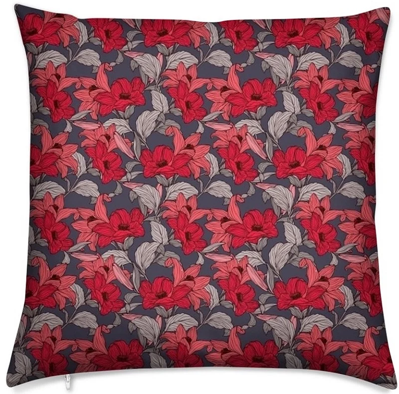 Tissu ameublement au mètre fleuri fleur confection rideau coussin couette sur mesure
