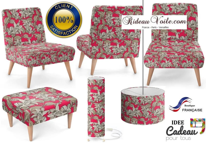 Tissu ameublement mètre floral imprimé fleur rideau coussin couette Tessuto tende a fiori