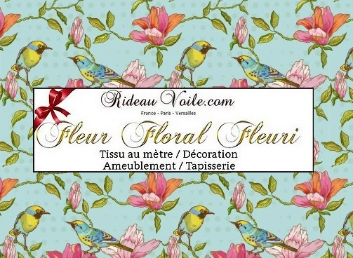 Tissu ameublement mètre motif fleurs rideau couette coussin Kukkakuvio verhokangas