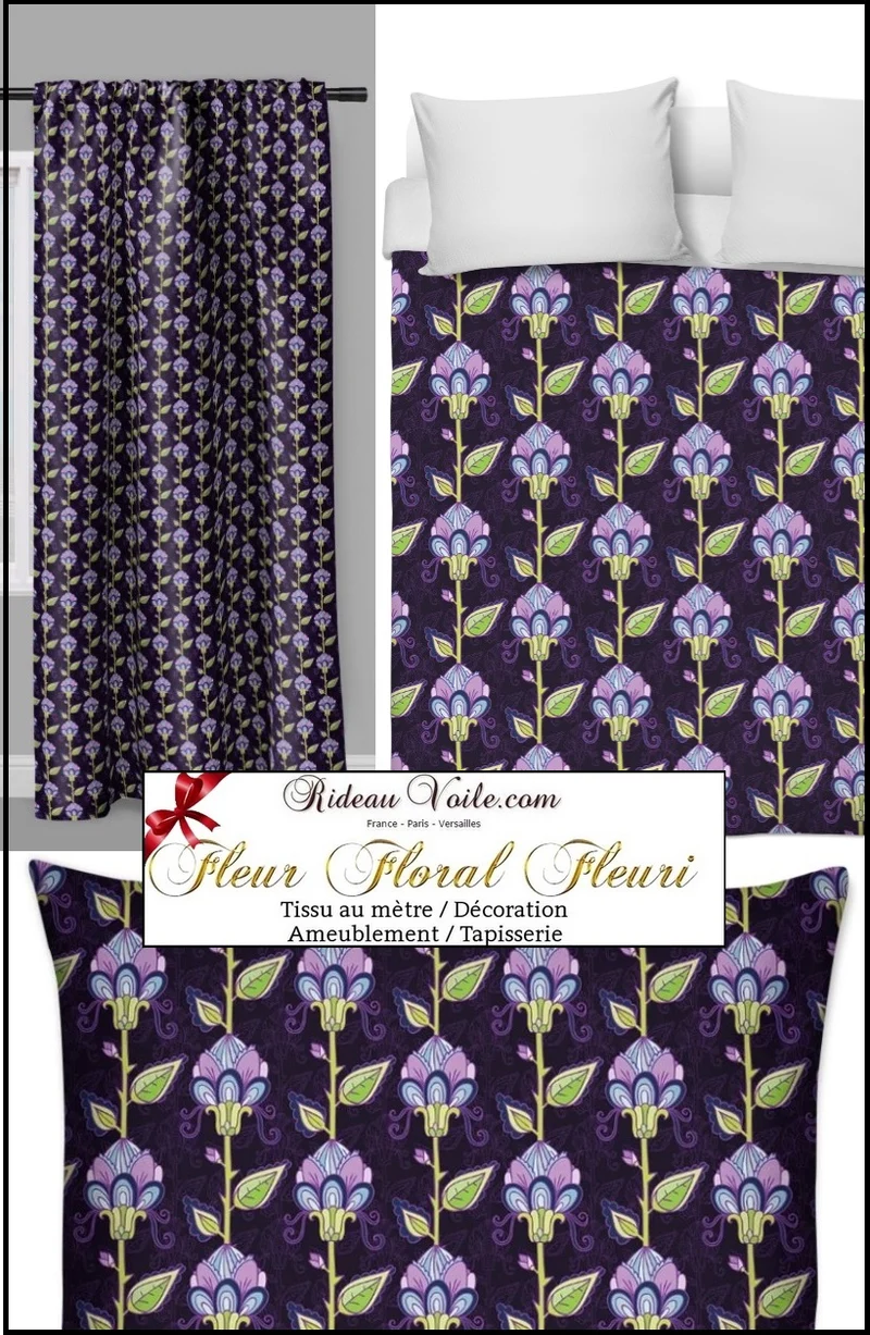Boutique tissu ameublement fleur mètre rideau Upholstery fabric meter flower curtain