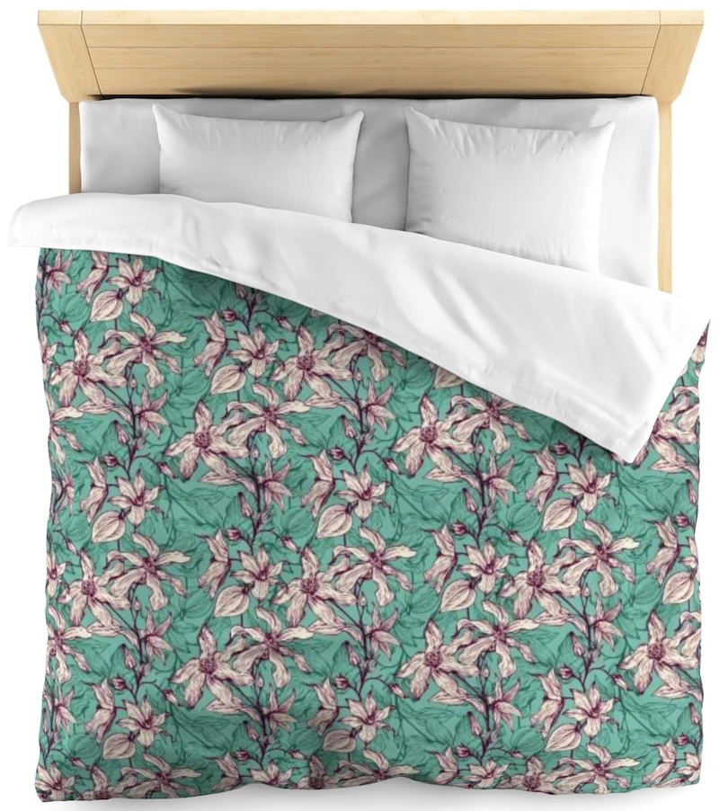 Tissu ameublement mètre ignifugé occultant tapisserie motif imprimé fleurs rideau voilage