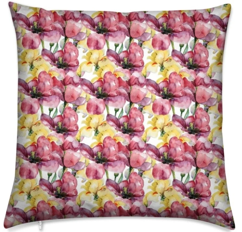 Tissu ameublement mètre motif imprimé fleurs rideau Upholstery fabric meter flower