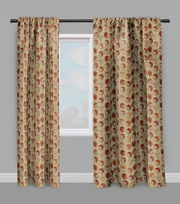Tissu motif fleurs Kukkakuvio verhokangas Tessuto tende fiori Blomster gardin