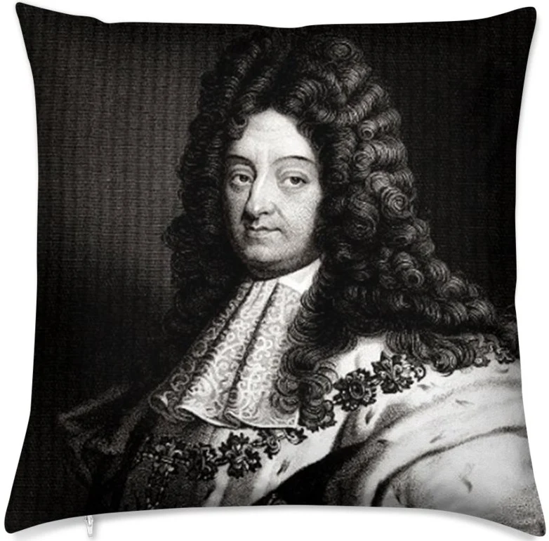 Tissu ameublement motif Louis XIV Roi Soleil Empire Portrait of King Louis XIV Versailles