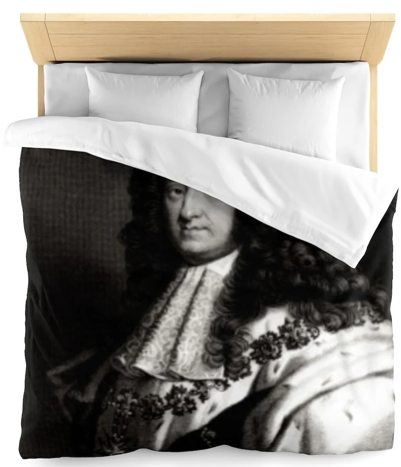 Tissu ameublement motif Louis XIV Roi Soleil Empire Portrait of King Louis XIV Versailles