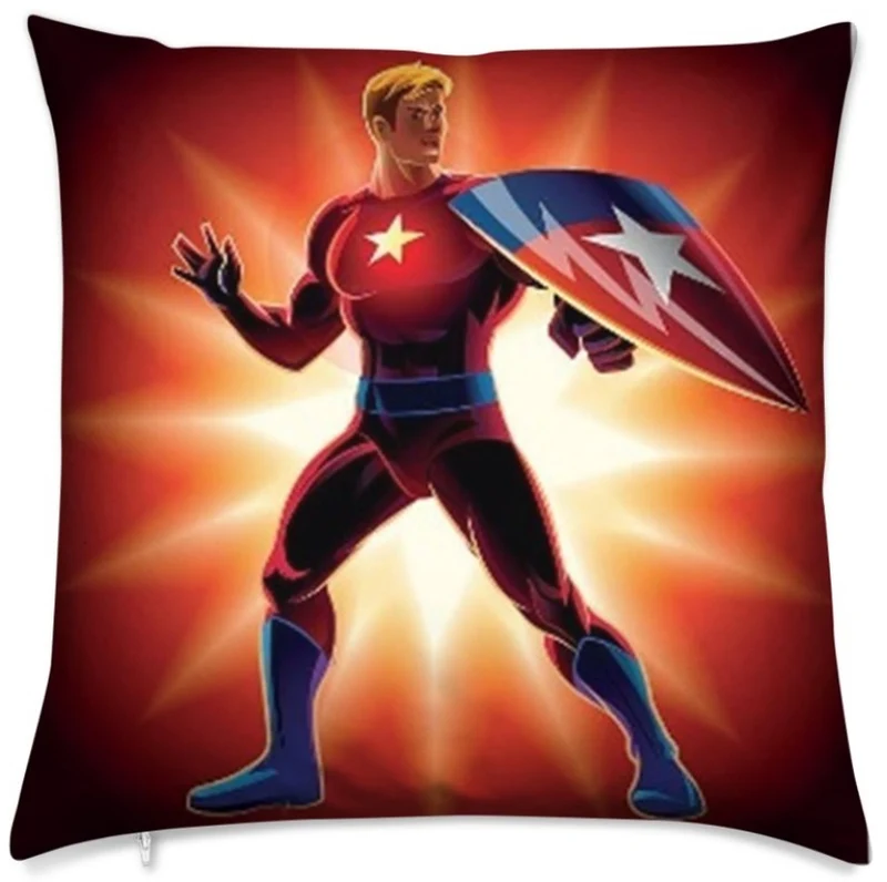 Tissu au mètre imprimé Super Héro Américain motif sur rideau coussin couette
