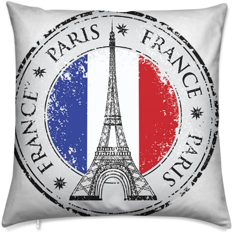 Décorateur création tissu au mètre motif galon de Paris drapeau France rideau couette